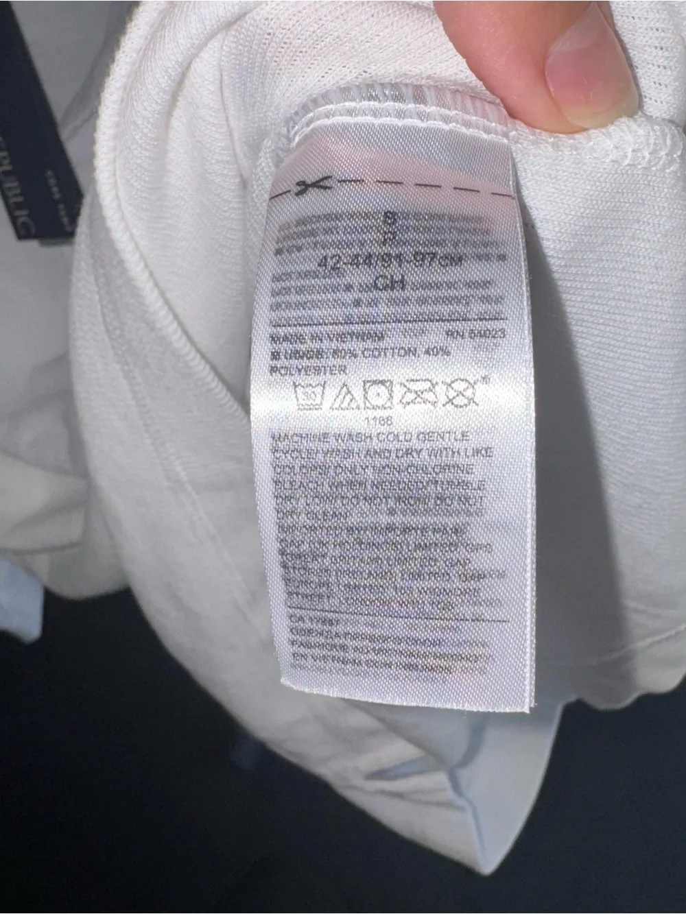 NWT Banana Republic White Henley